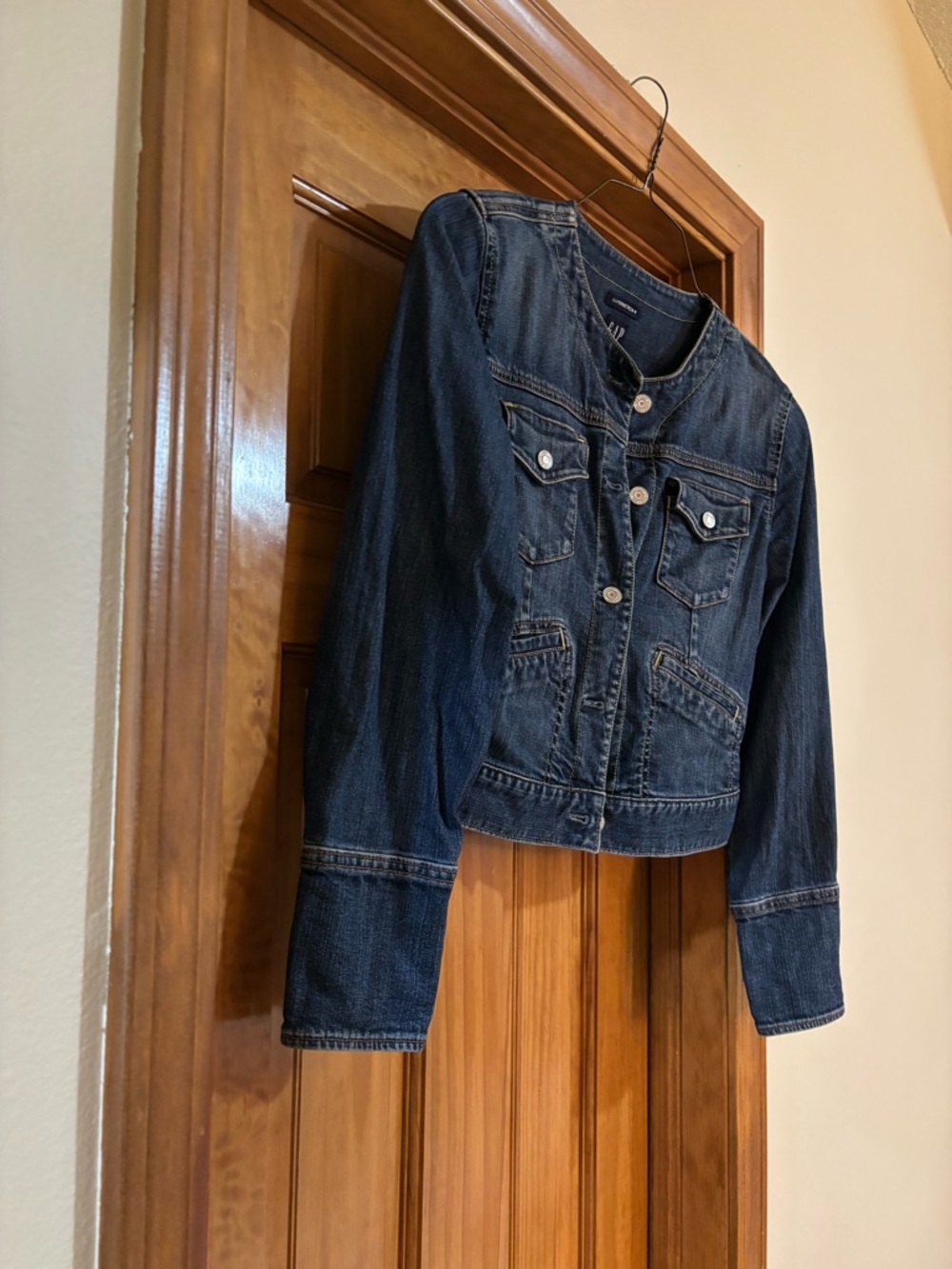 Vintage GAP Women's Dark Blue Jean Jacket Y2K like new - Picture 10 of 16